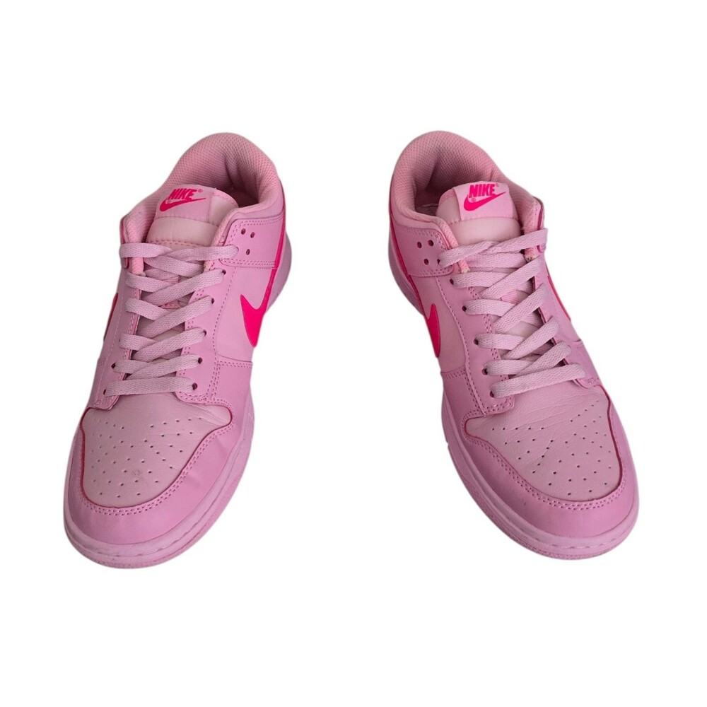 Nike Pink Low Top Athletic Shoes with Hot Pink Swoosh - Picture 3 of 11